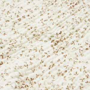 Плед муслиновый Кам Кам Копенгаген (Cam Cam Copenhagen) "Плющ", кремовый, 100 х 100 см